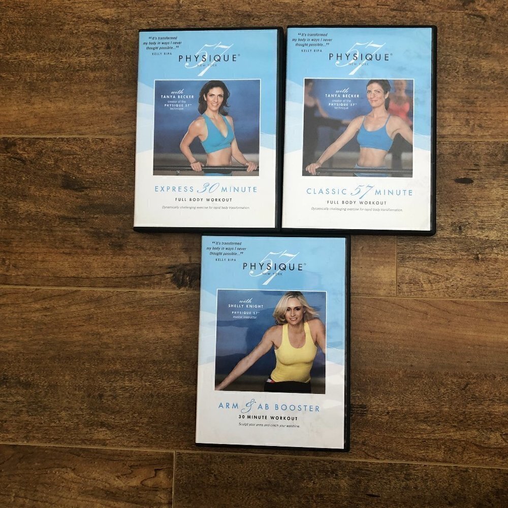 𝅺dvds Physique 57 New York Workout Kit 3 Disc Set